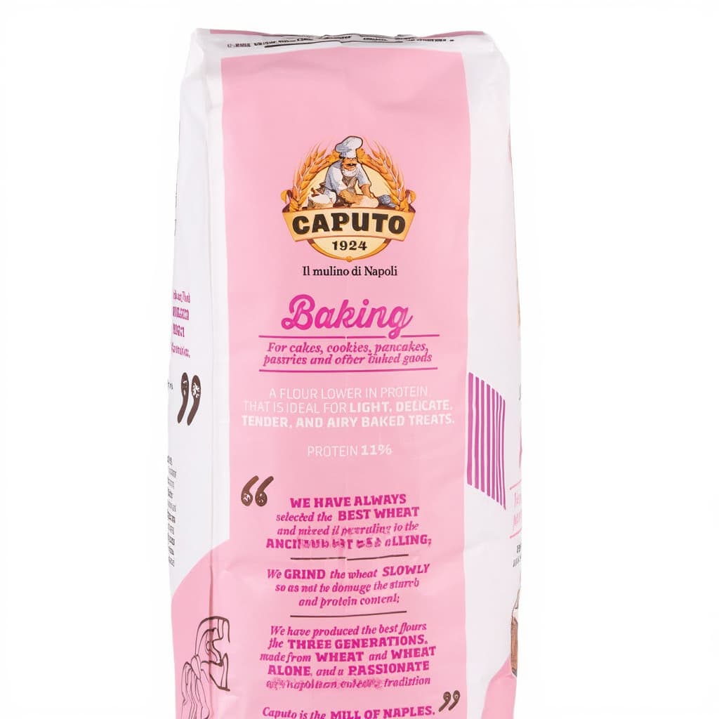 Caputo Baking (Pasticceria Pastry) 00 Flour 2.2 Pound Bag - For Desserts & Shortbreads - From Italy Type 00 Wheat