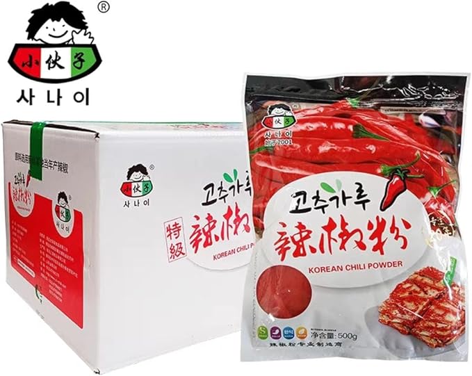 Korean Chili Powder 500g, Korean Seasoning for Noodles and Cabbage Gochugaru