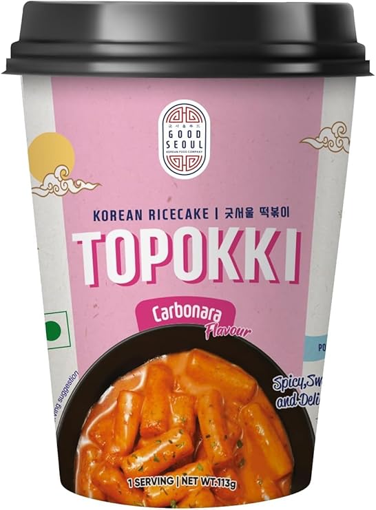 GOOD SEOUL KOREAN RICECAKE TOPOKKI CARBONARA (113G)