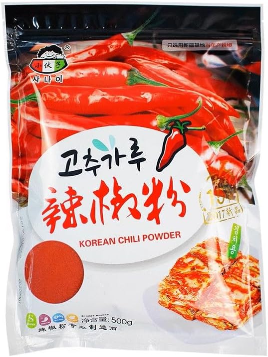 Korean Chili Powder 500g, Korean Seasoning for Noodles and Cabbage Gochugaru
