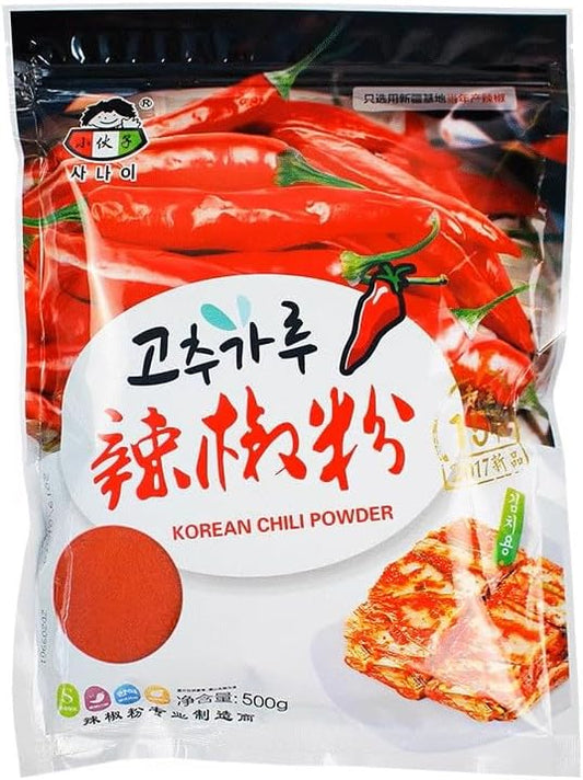 Korean Chili Powder 500g, Korean Seasoning for Noodles and Cabbage Gochugaru