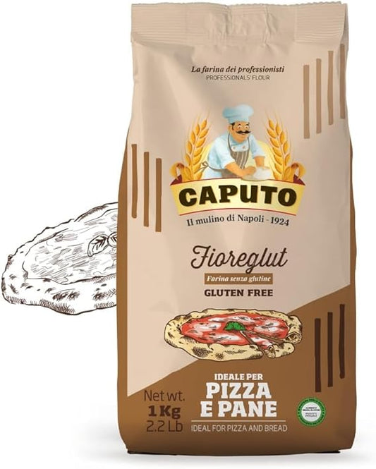 Antimo Caputo Pizza Flour, 2.2 lbs- Gluten-Free - All-Natural Versatile Flour & Starch Mix for Baking Pizza, Bread, Pasta