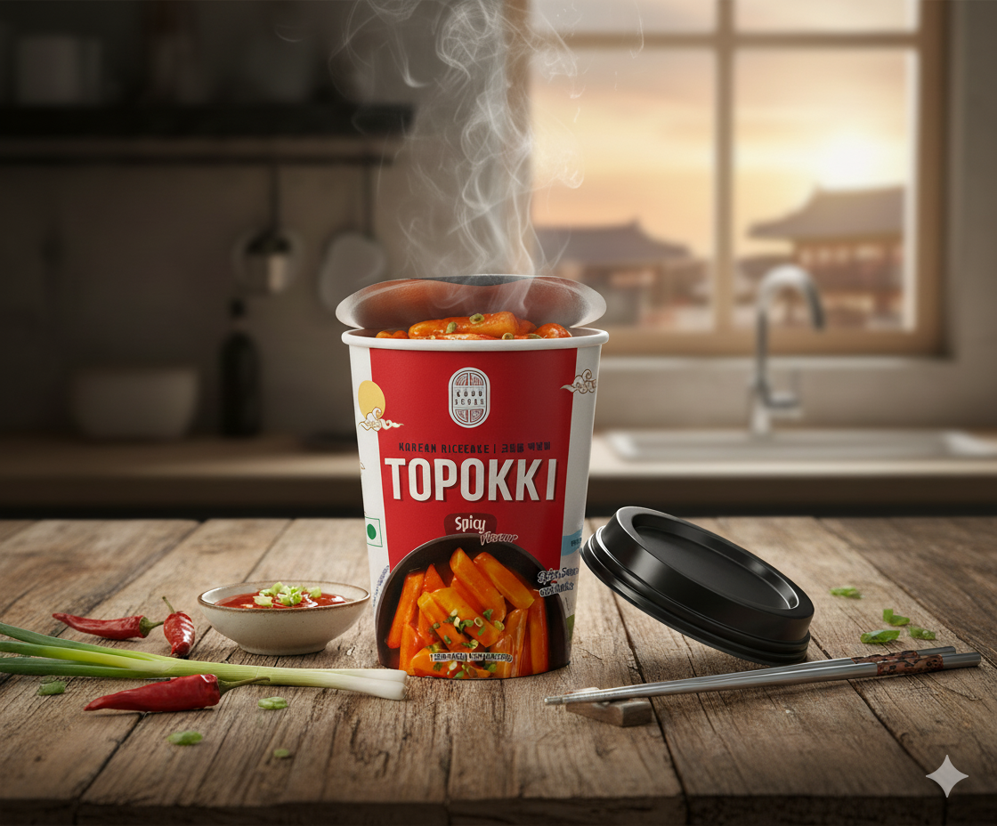 GOOD SEOUL KOREAN RICECAKE TOPOKKI SPICY (113G)