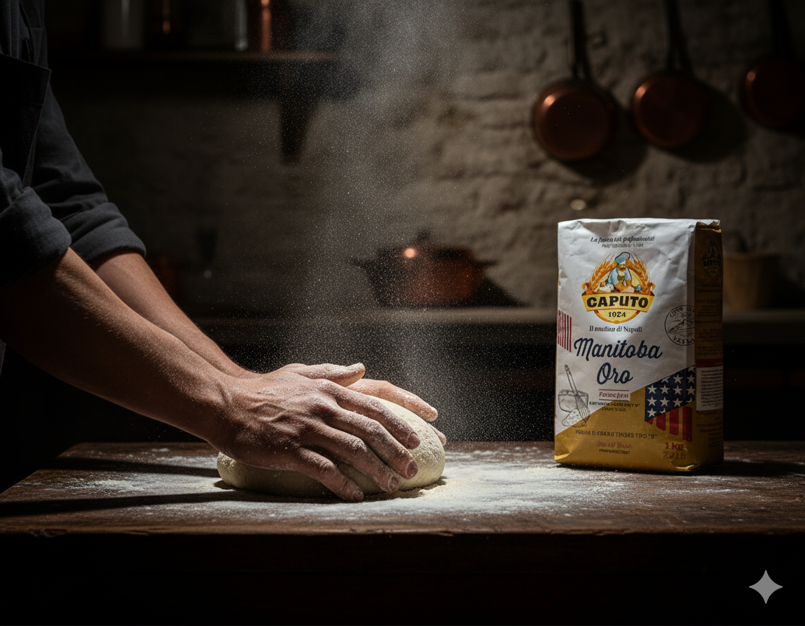 Caputo Oro Type 00 Flour 1k - High-Protein Soft Wheat Professional's Flour Manitoba