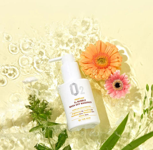 Be The Skin Heartleaf O2 Bubble wash off mask pack 120g