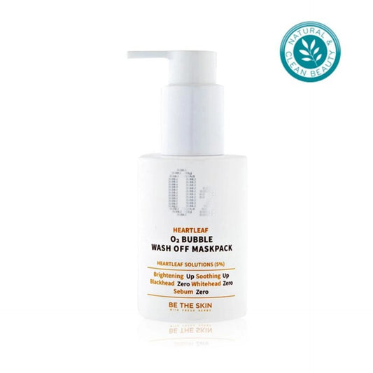 Be The Skin Heartleaf O2 Bubble wash off mask pack 120g
