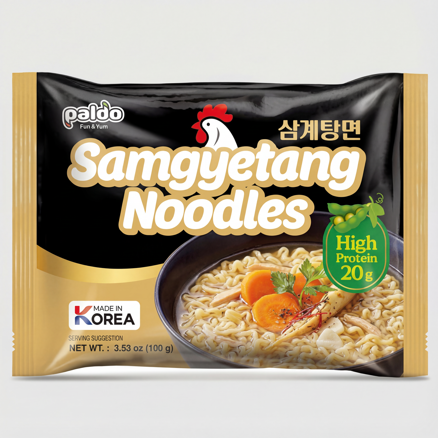 Paldo Samgyetang Ginseng Chicken Noodles – 100 Gr (high protein)