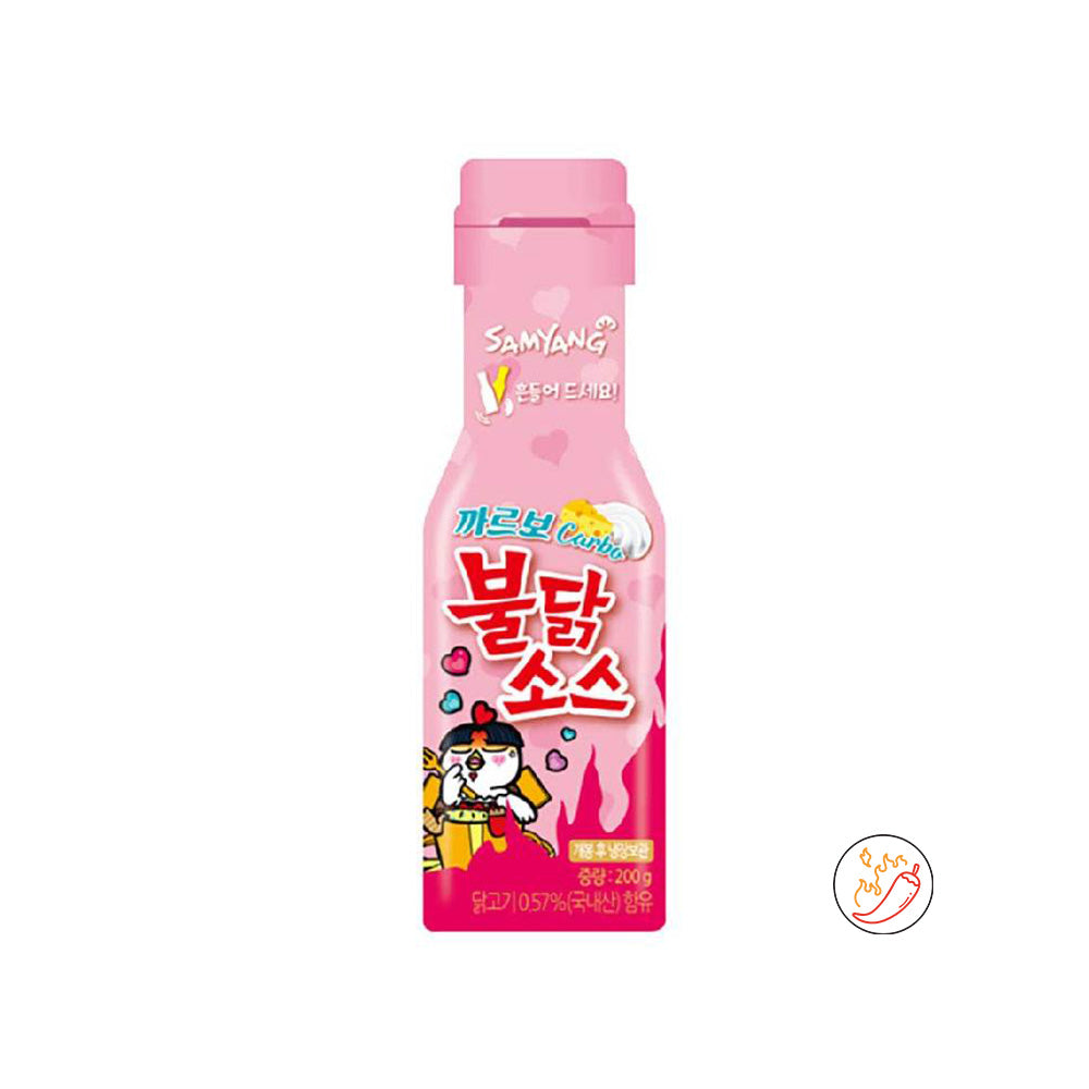 صوص الفلفل الحار كاربونارا بالدجاج الكوري من ساميانج - 200 جم