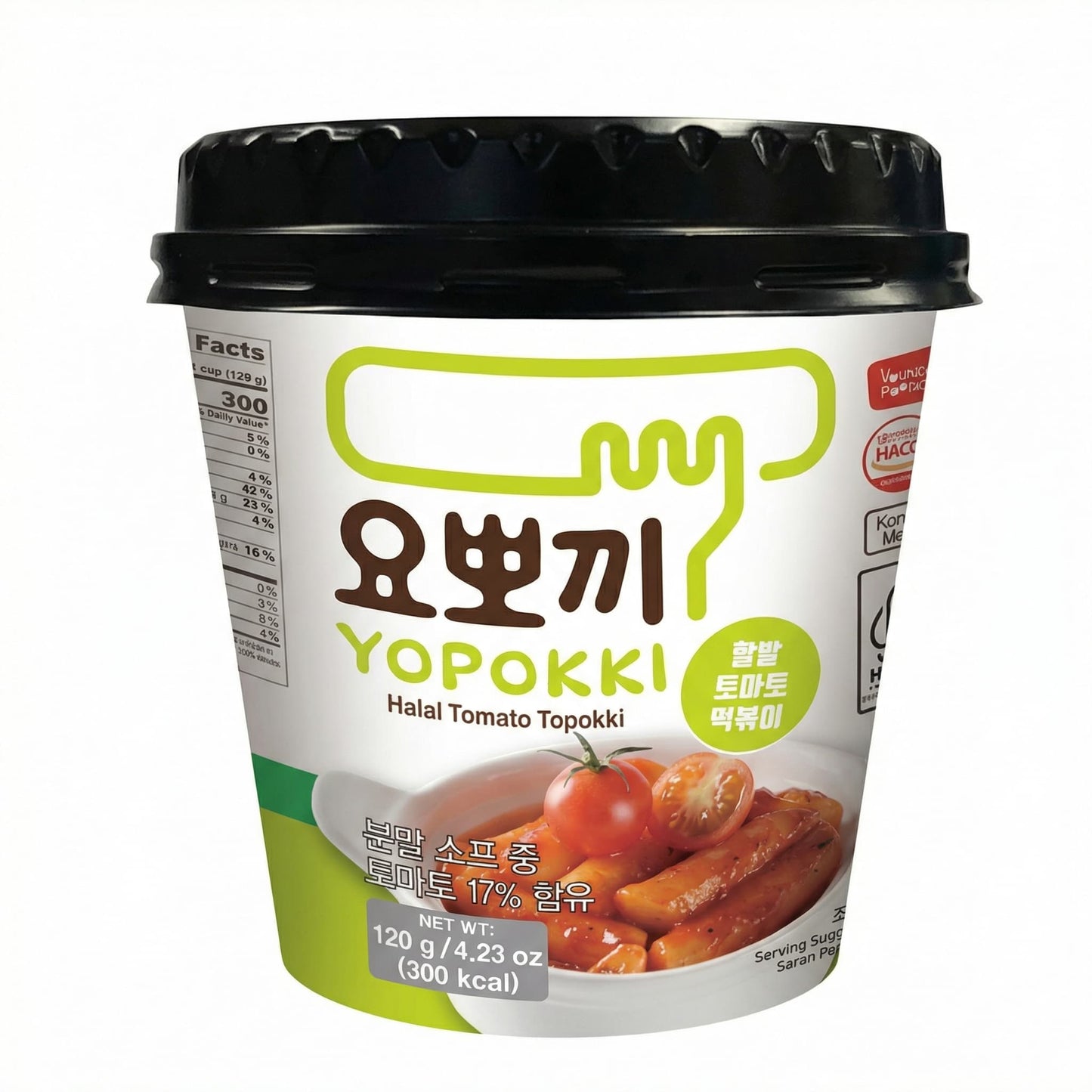 كعك الأرز الكورى بنكهة الطماطم من يوبوكي - 120 جرام