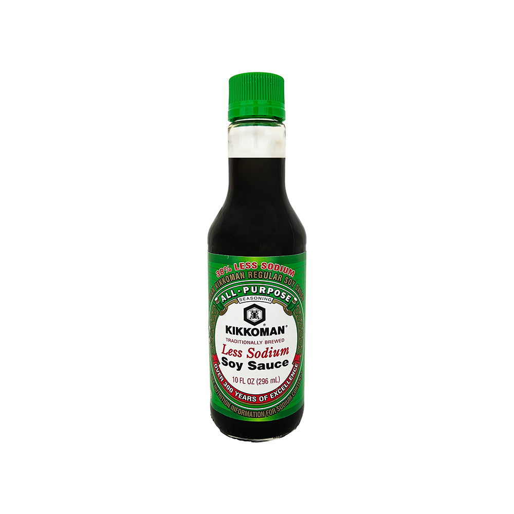 Kikkoman Soy Sauce Less Sodium - 296 ml