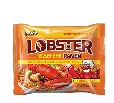 Paldo Lobster Ramen Korean Noodles - 120 gm