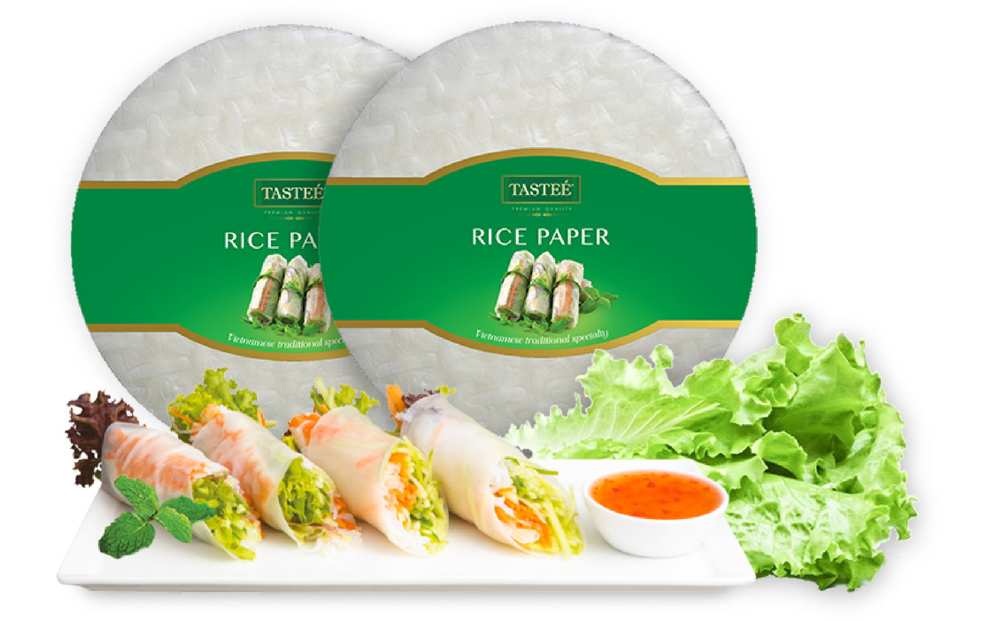 ورق الأرز من تستى - 22 سم - 250 جم