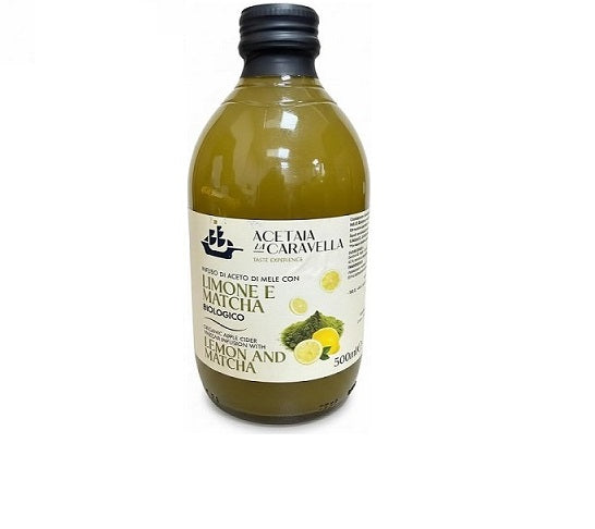 Lacarvilla Organic Apple Cider Vinegar with Lemon and Matcha Gluten Free 500ml