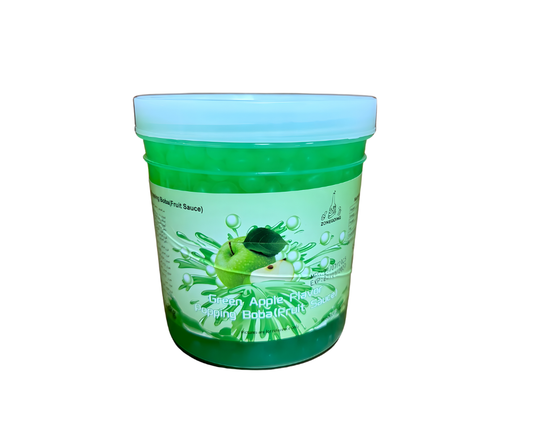 Delicious Green Apple Popping Boba Pearls made with Real Fruit Sauce 1.3 KG
