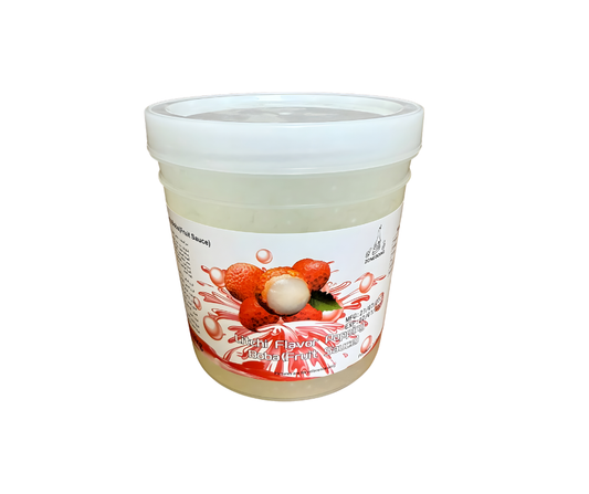 Delicious Litchi Popping Boba Pearls made with Real Fruit Sauce 1.3 KG