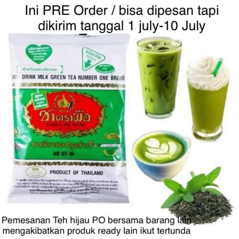 Green Tea Mix Thai Tea (Original) Bag - 200 g