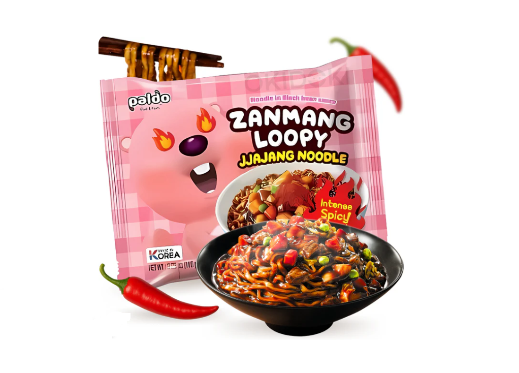 نودلز بالدو زانمانج لوبي جاجانج حارة بالصلصة السوداء 110 جرام