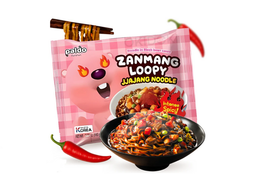 نودلز بالدو زانمانج لوبي جاجانج حارة بالصلصة السوداء 110 جرام