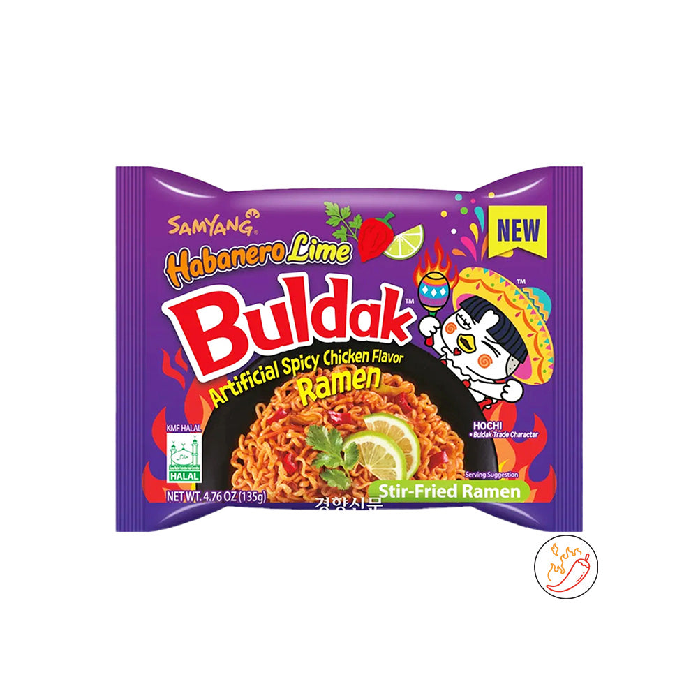 Samyang Buldak Habanero Lime Spicy Chicken - 135 gm