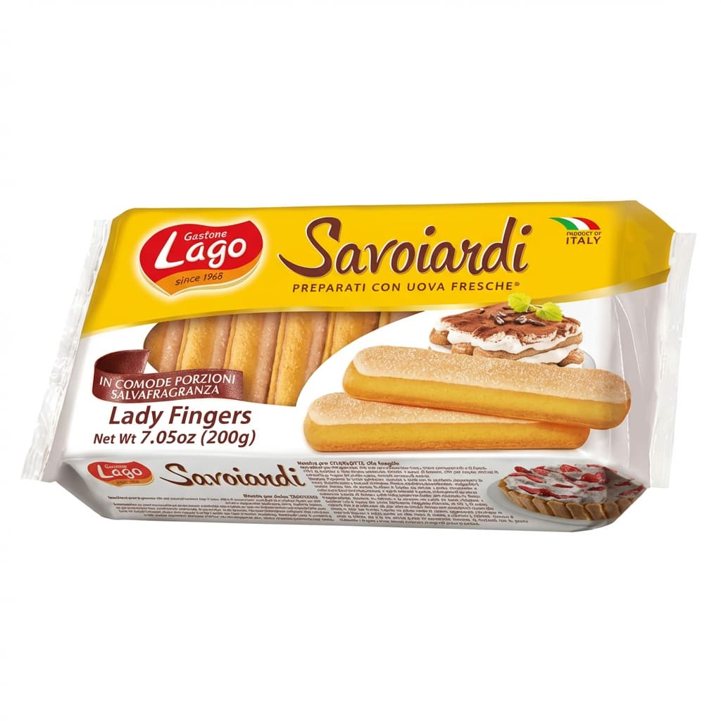Gastone Lago Savoiardi Lady Fingers 200g – Italian Sponge Biscuits