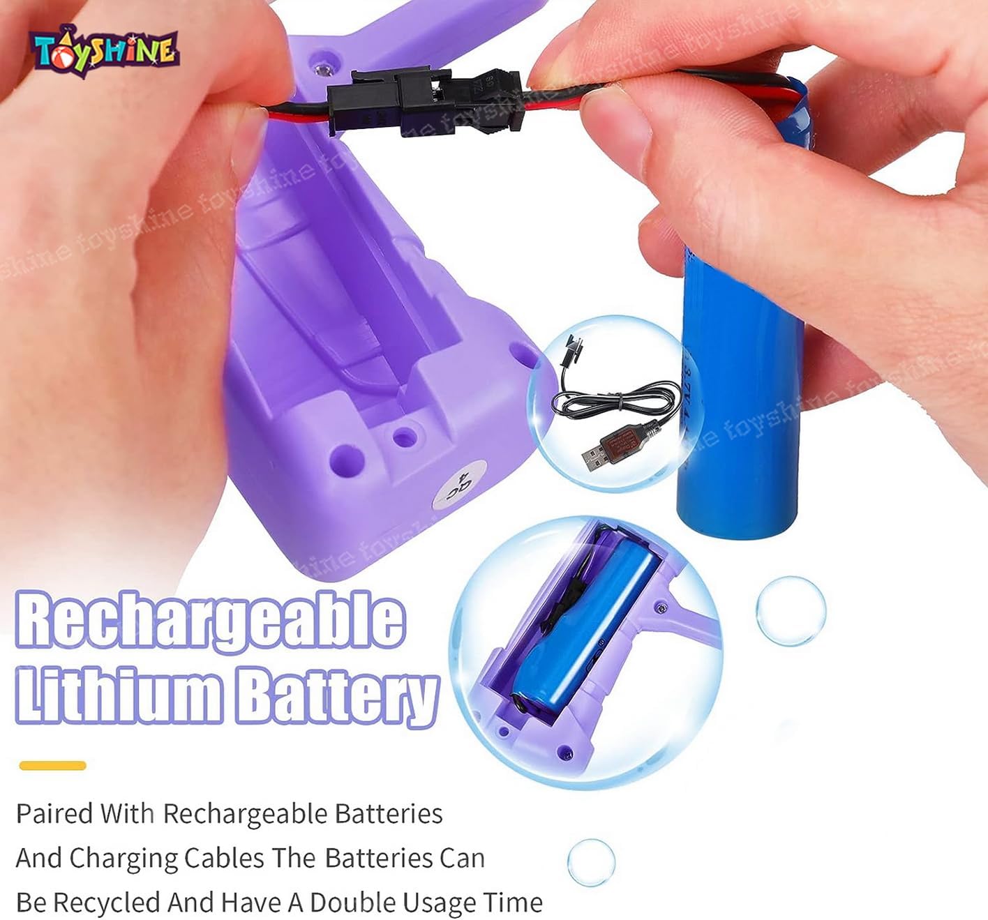space rocket bubble gun