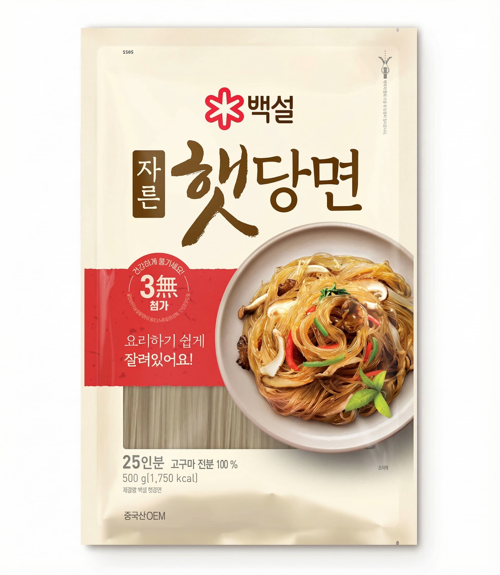 نودلز البطاطا الحلوة الكورية بيسكول - 500 جم
