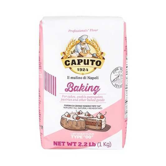 Caputo Baking (Pasticceria Pastry) 00 Flour 2.2 Pound Bag - For Desserts & Shortbreads - From Italy Type 00 Wheat