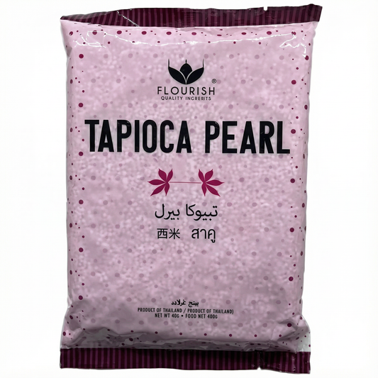 حبوب تابيوكا بينك صغيرة من فلوريش - 400 جم
