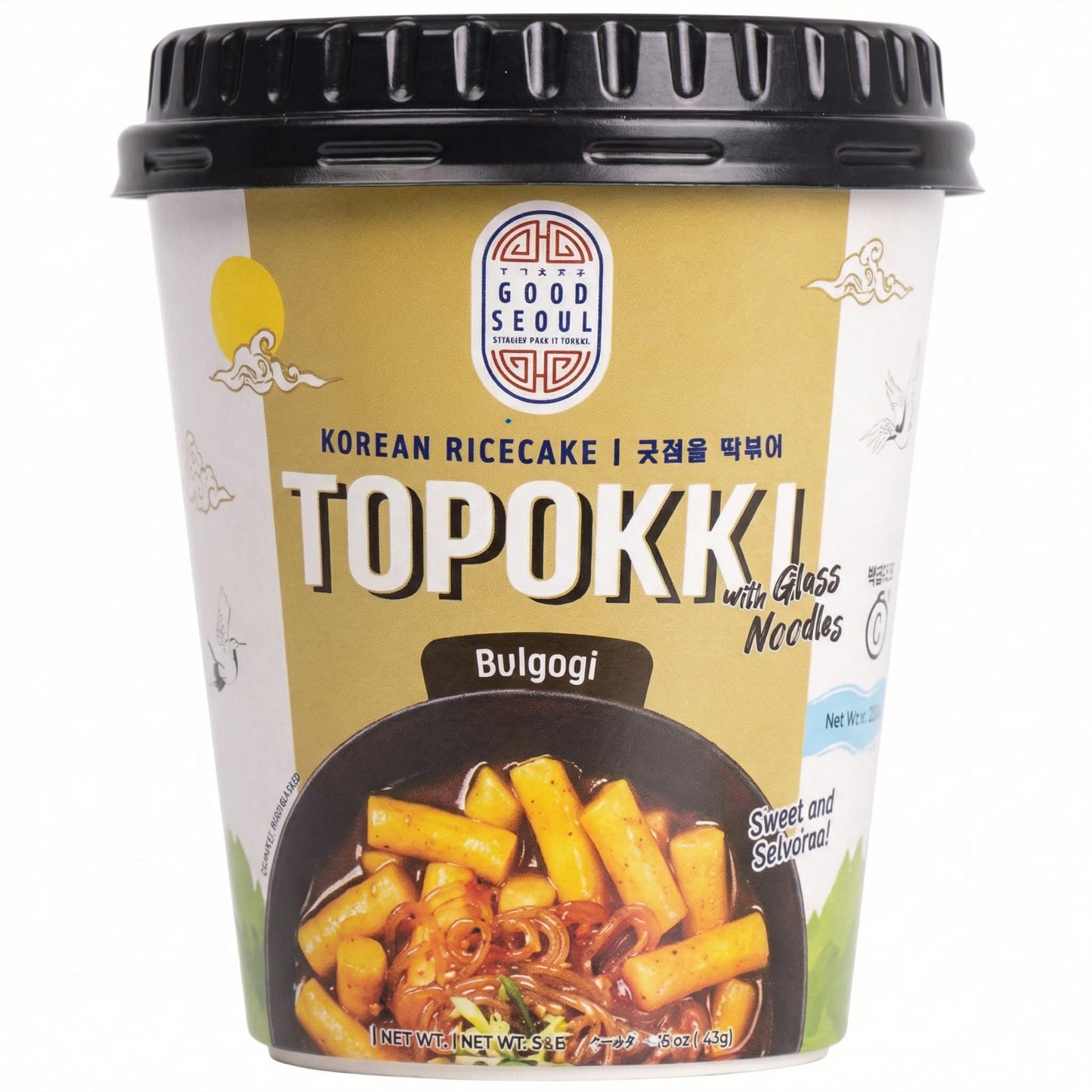 توبوكي كوب كعكة الأرز الكورية بولجوجي من جود سيول، 113 جم