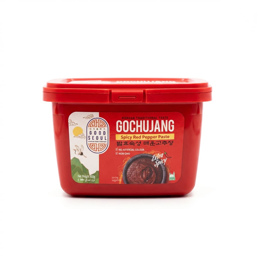 معجون جوتشوجانج حار جدًا من جود سيول 500 جم – معجون فلفل أحمر كوري

