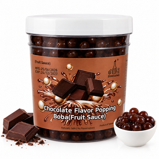 Delicious Chocolate Popping Boba Pearls 1.3 KG