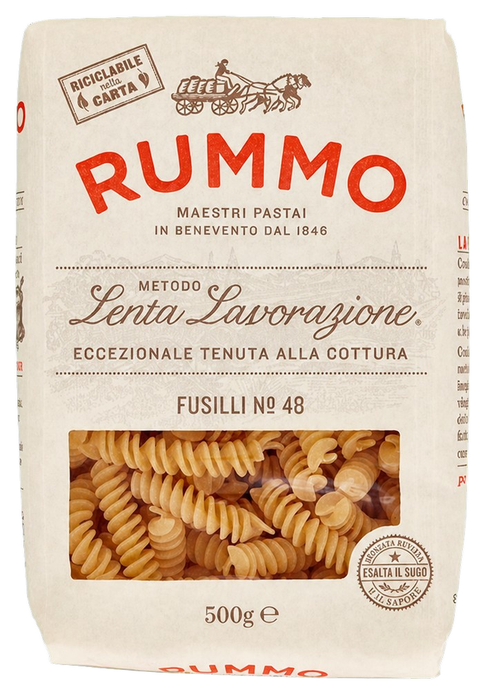 Rummo Fusilli N°48 - Le Classiche - 500g