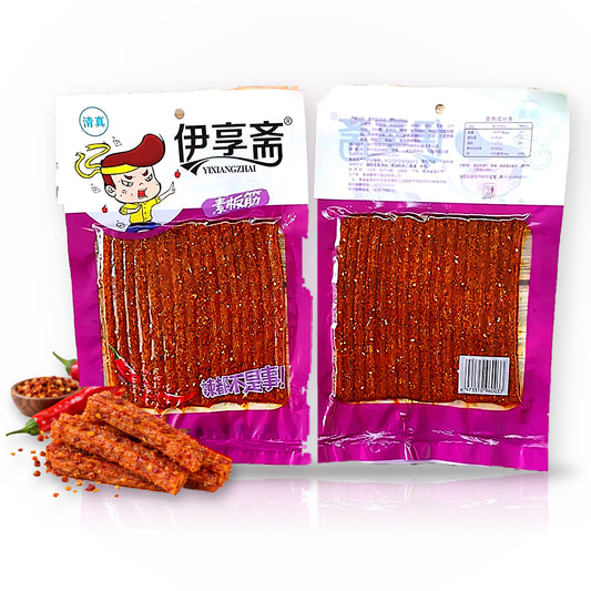 Latiao Vegetarian Spicy Gluten Strips - 100 gm