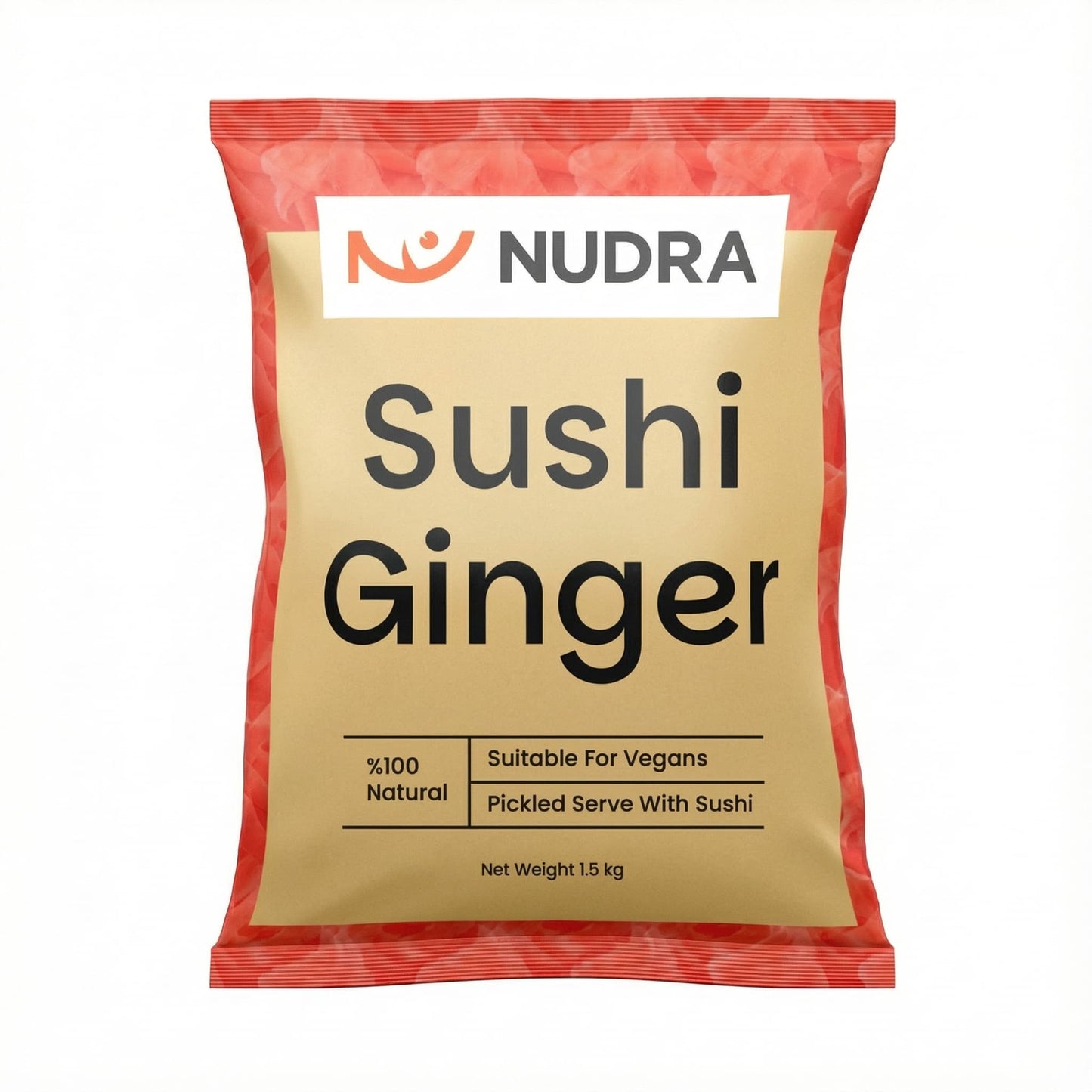 زنجبيل سوشي مخلل من نُدرة - 1.5 كيلو
