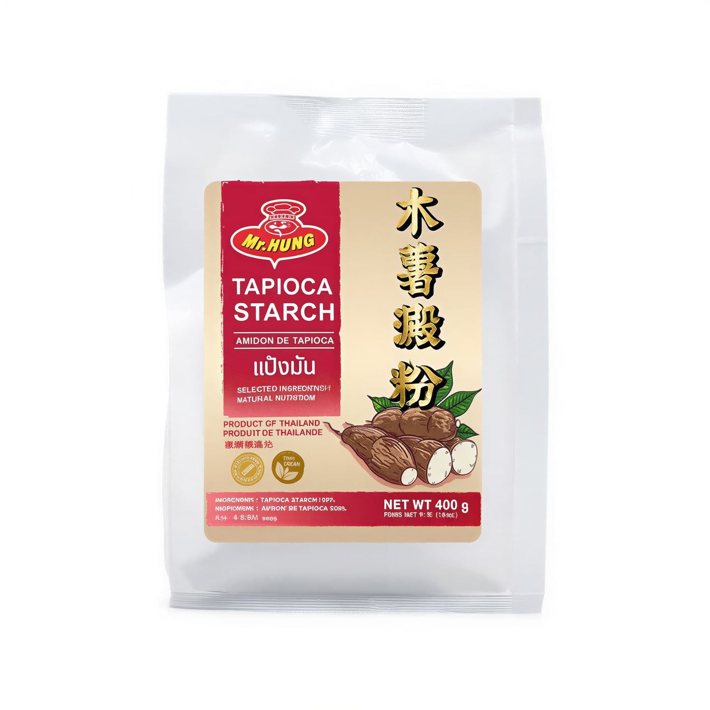 Tapioca Starch 400g | Gluten Free | Ideal for Baking, Cooking, and Desserts