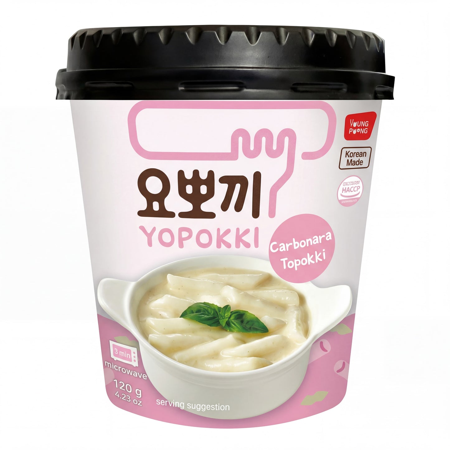 كعك الأرز بنكهة الكاربونارا من يوبوكي 120 جرام
