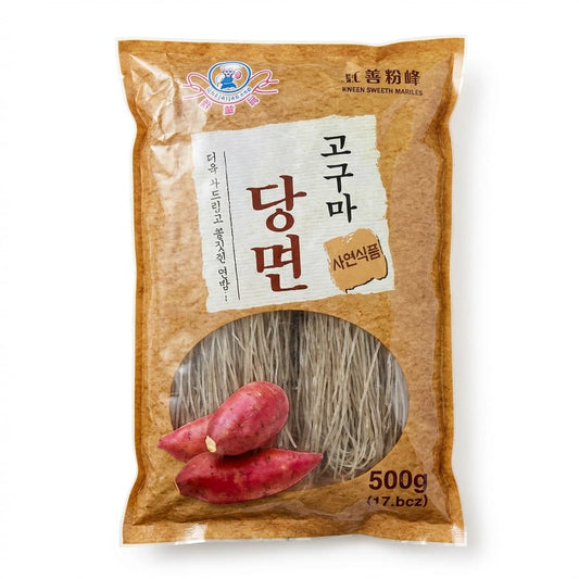 نودلز بطاطا حلوة كورية فاخرة - 500 جرام