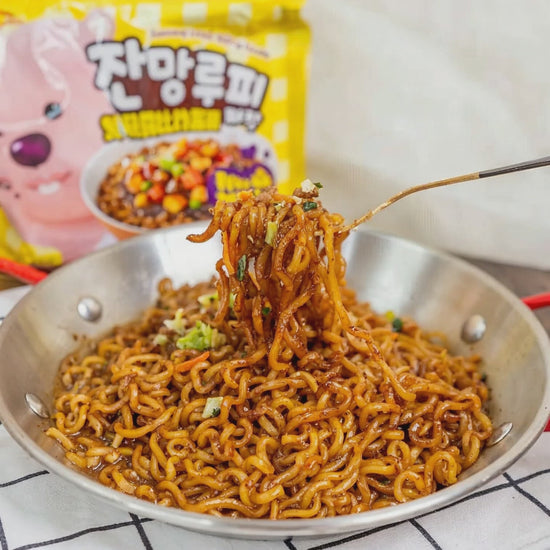 نودلز بالدو زانمانج لوبي جاجانج حارة بالصلصة السوداء 110 جرام